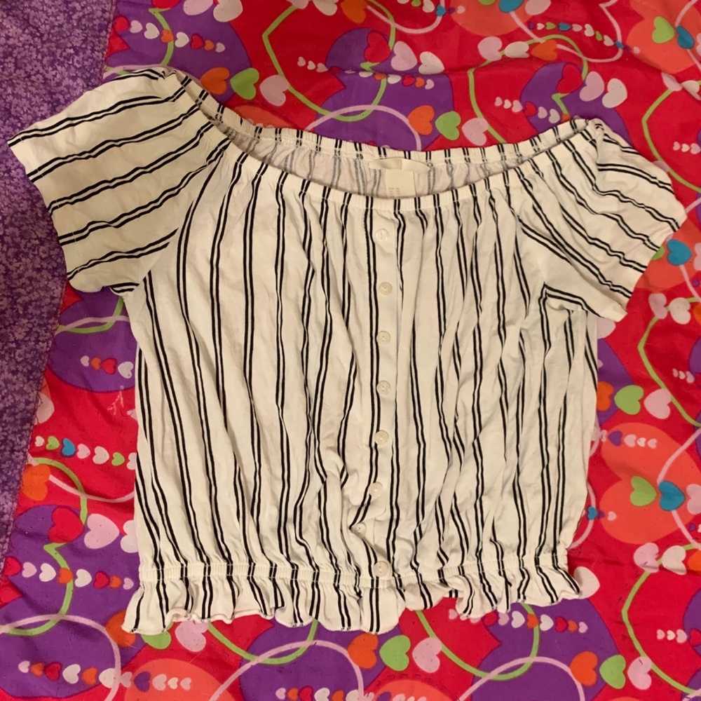 H&M off-the-shoulder blouse
